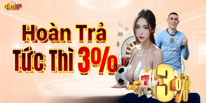 Tham gia nhận khuyến mãi hoàn trả cùng GAO86
